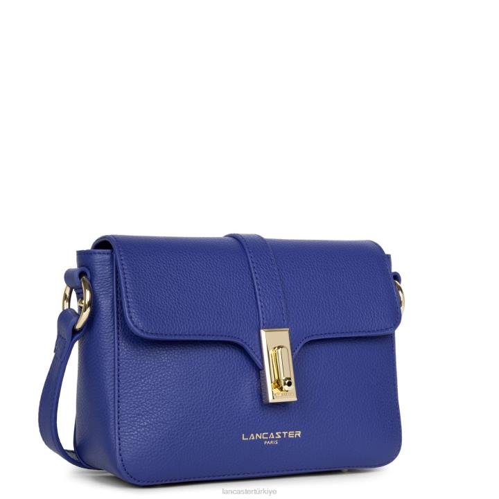 kadınlar küçük çapraz çanta foulonne milano bleu elektrik Lancaster Paris çanta H0LP1338