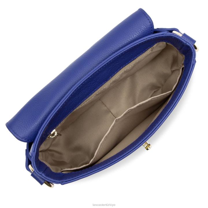 kadınlar küçük çapraz çanta foulonne milano bleu elektrik Lancaster Paris çanta H0LP1338