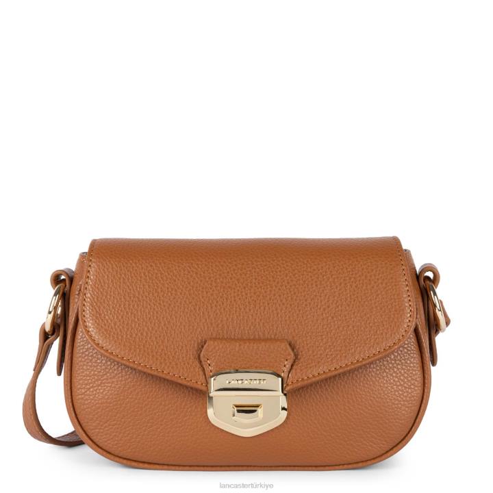 kadınlar küçük çapraz çanta foulonne milano karamel Lancaster Paris çanta H0LP1411