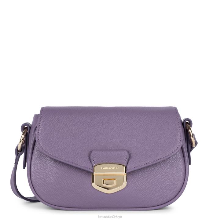 kadınlar küçük çapraz çanta foulonne milano leylak rengi fonce Lancaster Paris çanta H0LP1415