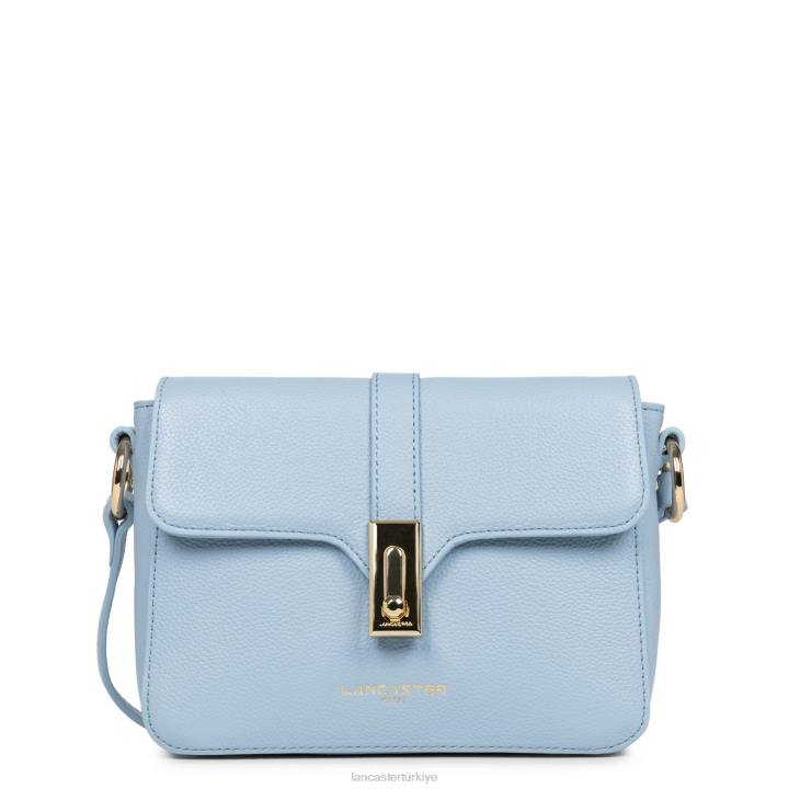 kadınlar küçük çapraz çanta foulonne milano mavi ciel Lancaster Paris çanta H0LP1340