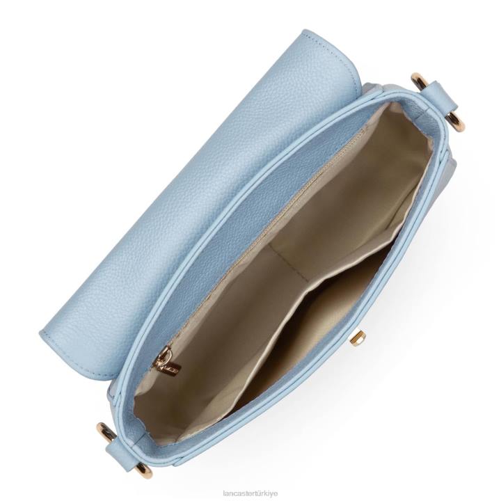 kadınlar küçük çapraz çanta foulonne milano mavi ciel Lancaster Paris çanta H0LP1340
