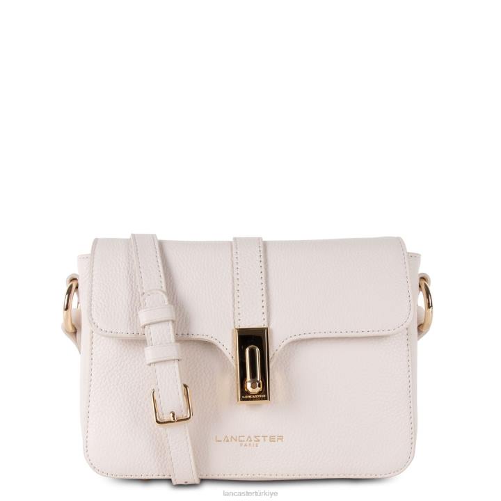 kadınlar küçük çapraz çanta foulonne milano yeni ekru Lancaster Paris çanta H0LP1333
