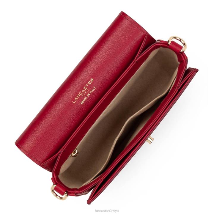 kadınlar küçük çapraz çanta kırmızı Lancaster Paris çanta H0LP1307