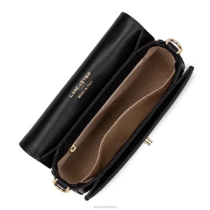 kadınlar küçük çapraz çanta kara Lancaster Paris çanta H0LP1308