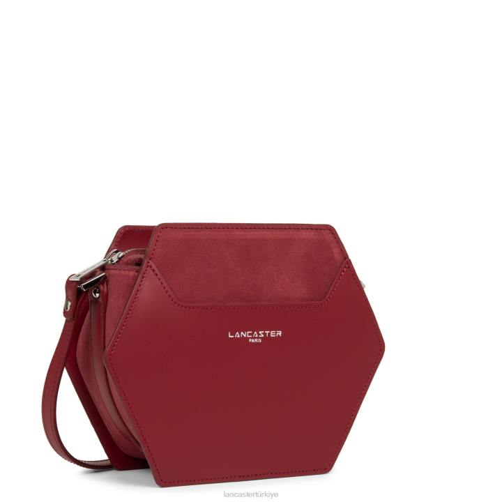 kadınlar küçük çapraz çanta kiraz kırmızısı Lancaster Paris çanta H0LP2201