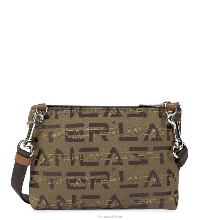 kadınlar küçük çapraz çanta logo kba kestane rengi Lancaster Paris çanta H0LP1953