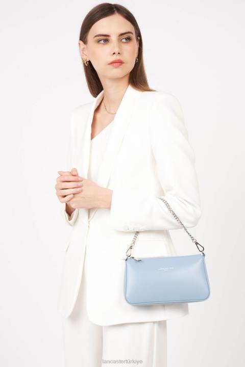 kadınlar küçük çapraz çanta çok tatlı mavi ciel Lancaster Paris çanta H0LP1629