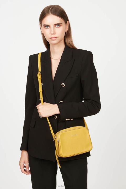 kadınlar küçük çapraz çanta okre Lancaster Paris çanta H0LP1717