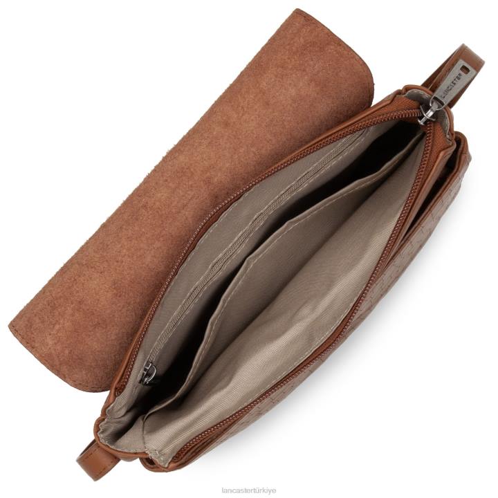 kadınlar küçük çapraz çanta yumuşak vintage nova Chataigne timsahı Lancaster Paris çanta H0LP1930