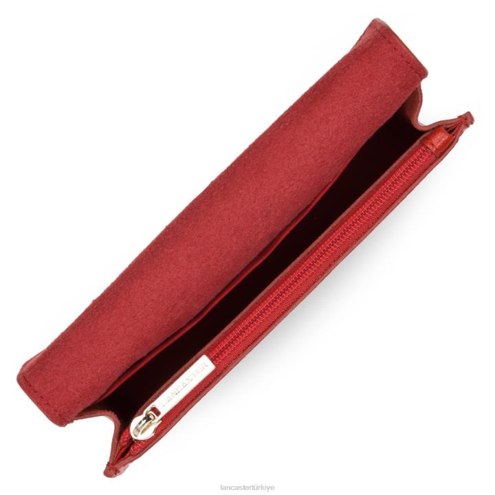 kadınlar küçük çapraz askılı çanta Saffiano imzası allık Lancaster Paris çanta H0LP127