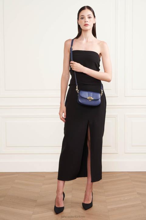 kadınlar küçük crossbody çanta moda madalyon bleu roi Lancaster Paris çanta H0LP1464