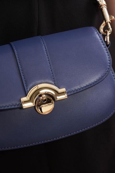 kadınlar küçük crossbody çanta moda madalyon bleu roi Lancaster Paris çanta H0LP1464