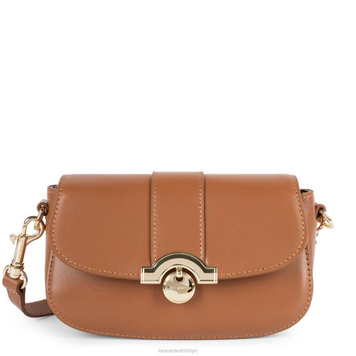 kadınlar küçük crossbody çanta moda madalyon deve Lancaster Paris çanta H0LP1457