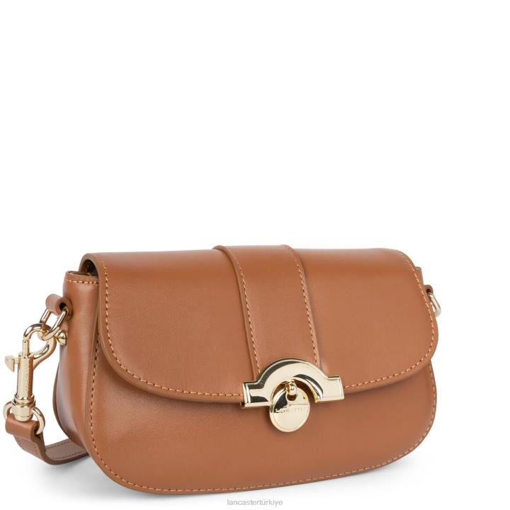 kadınlar küçük crossbody çanta moda madalyon deve Lancaster Paris çanta H0LP1457