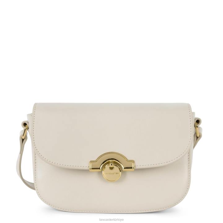 kadınlar küçük crossbody çanta moda madalyon ekru Lancaster Paris çanta H0LP1496