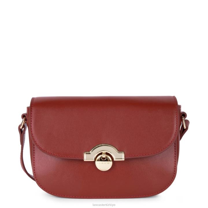 kadınlar küçük crossbody çanta moda madalyon kırmızı Lancaster Paris çanta H0LP1493