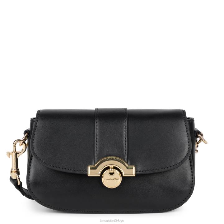kadınlar küçük crossbody çanta moda madalyon kara Lancaster Paris çanta H0LP1456