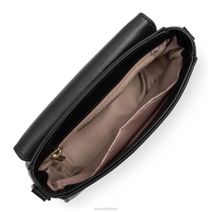 kadınlar küçük crossbody çanta moda madalyon kara Lancaster Paris çanta H0LP1456