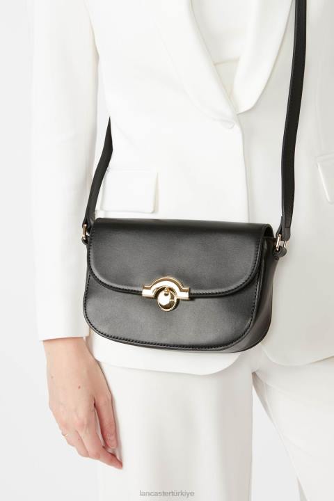 kadınlar küçük crossbody çanta moda madalyon kara Lancaster Paris çanta H0LP1492