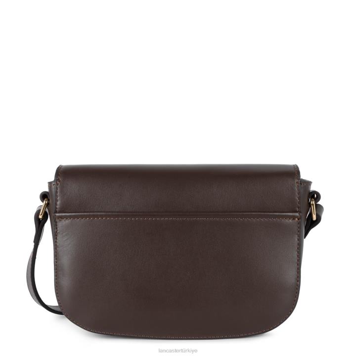 kadınlar küçük crossbody çanta moda madalyon kestane rengi Lancaster Paris çanta H0LP1498