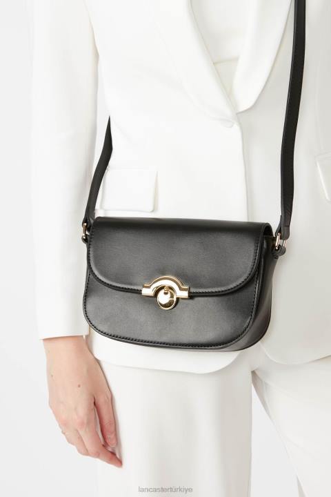 kadınlar küçük crossbody çanta moda madalyon kestane rengi Lancaster Paris çanta H0LP1498