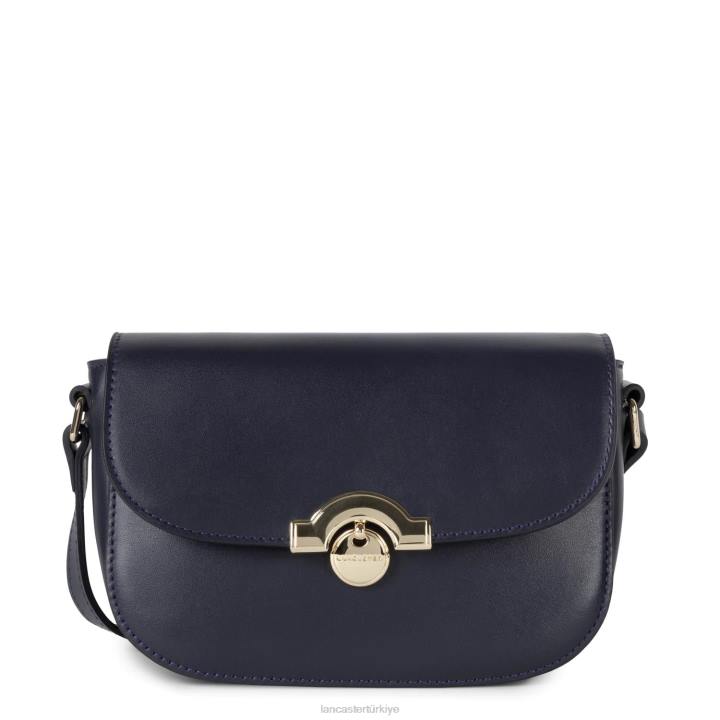 kadınlar küçük crossbody çanta moda madalyon mavi fonce Lancaster Paris çanta H0LP1488