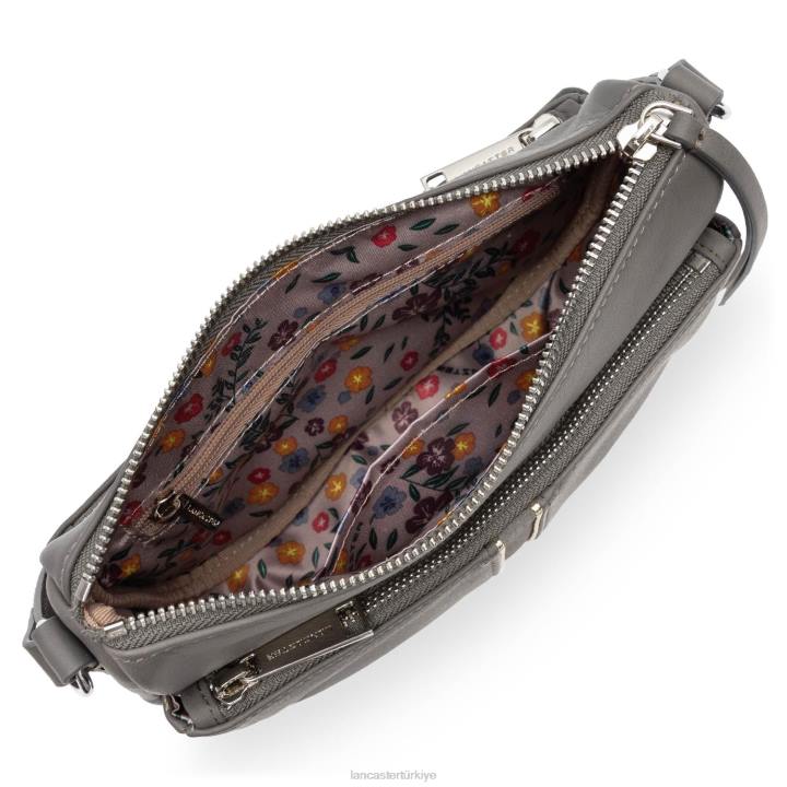 kadınlar küçük crossbody çanta yumuşak melodi Gris Lancaster Paris çanta H0LP1965
