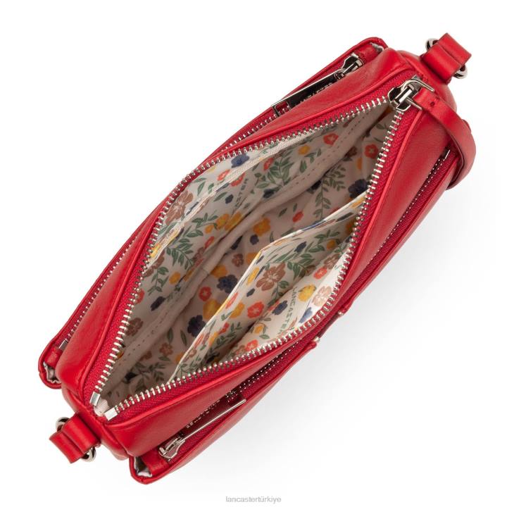 kadınlar küçük crossbody çanta yumuşak melodi allık Lancaster Paris çanta H0LP1960