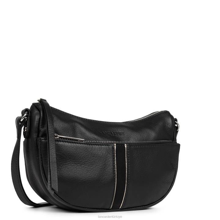 kadınlar küçük crossbody çanta yumuşak melodi kara Lancaster Paris çanta H0LP1959