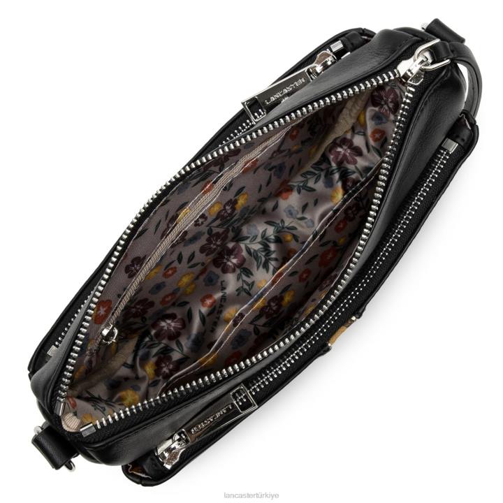 kadınlar küçük crossbody çanta yumuşak melodi kara leopar Lancaster Paris çanta H0LP1961