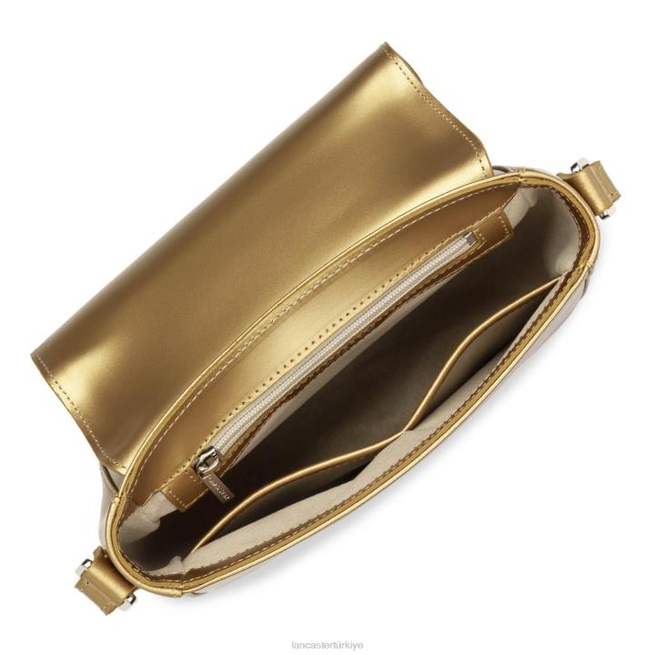 kadınlar m çapraz çanta altın antika Lancaster Paris çanta H0LP1643