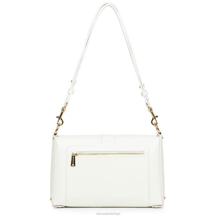 kadınlar m çapraz çanta foulonne çift kişilik blanc casse-in-çıplak Lancaster Paris çanta H0LP1450