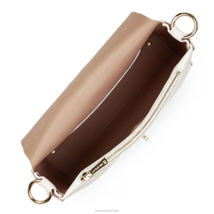 kadınlar m çapraz çanta foulonne çift kişilik blanc casse-in-çıplak Lancaster Paris çanta H0LP1450