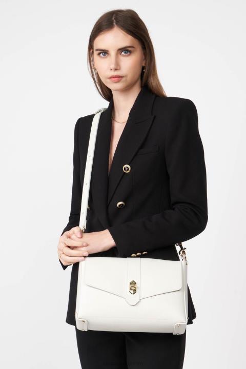 kadınlar m çapraz çanta foulonne çift kişilik blanc casse-in-çıplak Lancaster Paris çanta H0LP1450