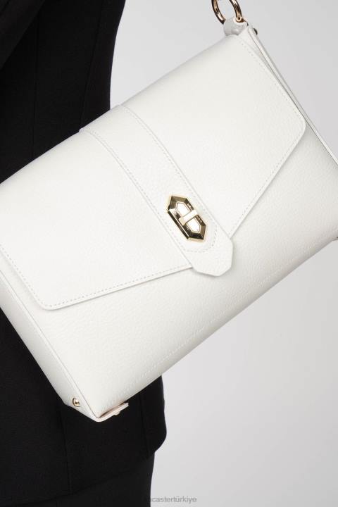 kadınlar m çapraz çanta foulonne çift kişilik blanc casse-in-çıplak Lancaster Paris çanta H0LP1450
