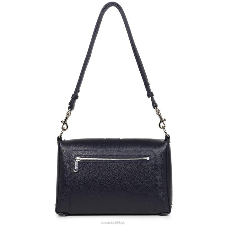 kadınlar m çapraz çanta foulonne çift kişilik bleu fonce-in-argent Lancaster Paris çanta H0LP1454