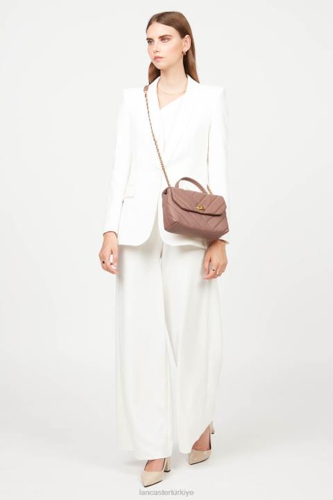 kadınlar m çapraz askılı çanta yumuşak matelasse gül antika Lancaster Paris çanta H0LP1613