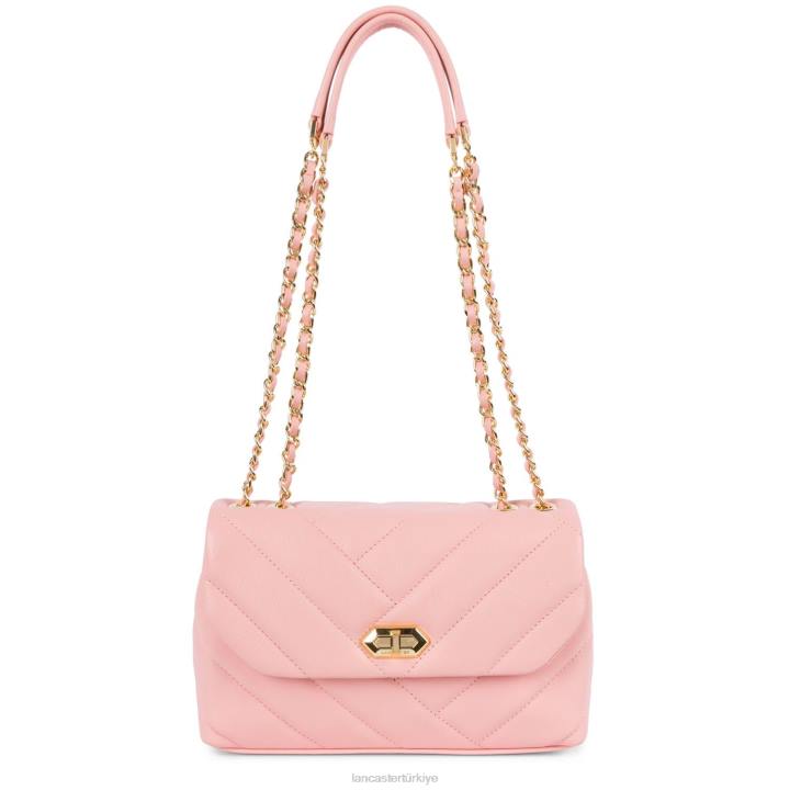kadınlar m çapraz askılı çanta yumuşak matelasse gül clair Lancaster Paris çanta H0LP1605