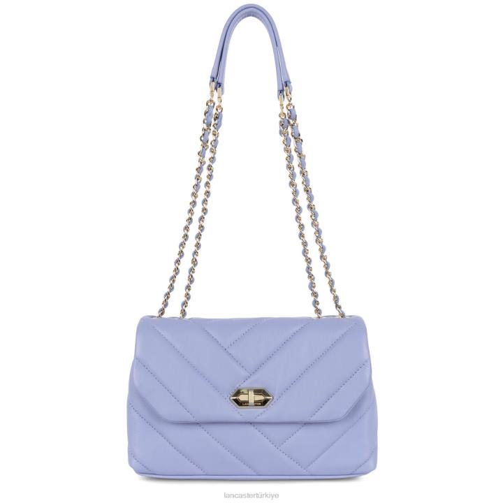 kadınlar m çapraz askılı çanta yumuşak matelasse lavanta Lancaster Paris çanta H0LP1607