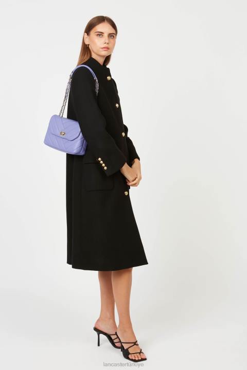 kadınlar m çapraz askılı çanta yumuşak matelasse lavanta Lancaster Paris çanta H0LP1607