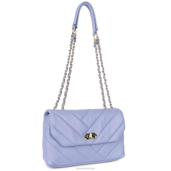 kadınlar m çapraz askılı çanta yumuşak matelasse lavanta Lancaster Paris çanta H0LP1607