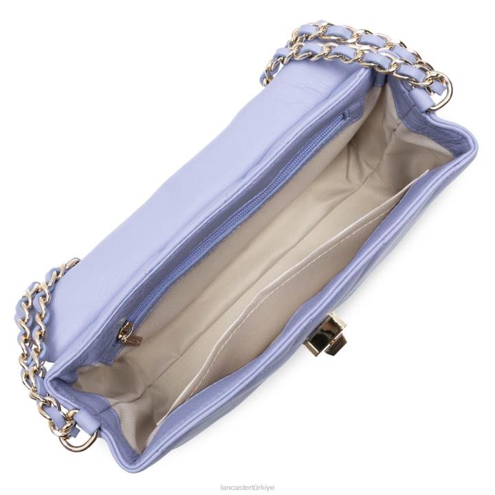 kadınlar m çapraz askılı çanta yumuşak matelasse lavanta Lancaster Paris çanta H0LP1607