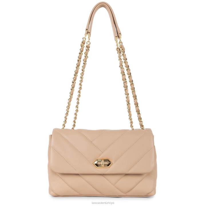 kadınlar m çapraz askılı çanta yumuşak matelasse pudra Lancaster Paris çanta H0LP2139