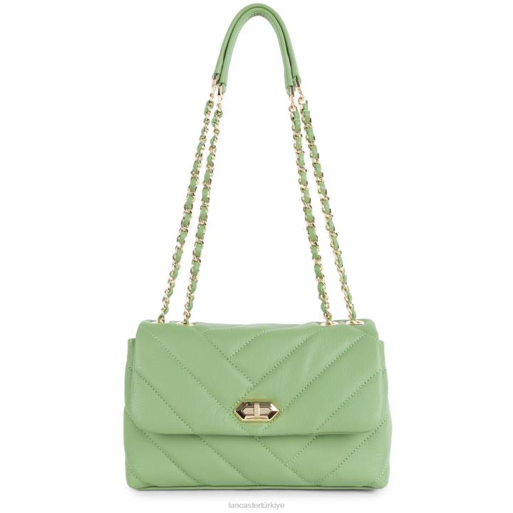 kadınlar m çapraz askılı çanta yumuşak matelasse yeşim Lancaster Paris çanta H0LP2141