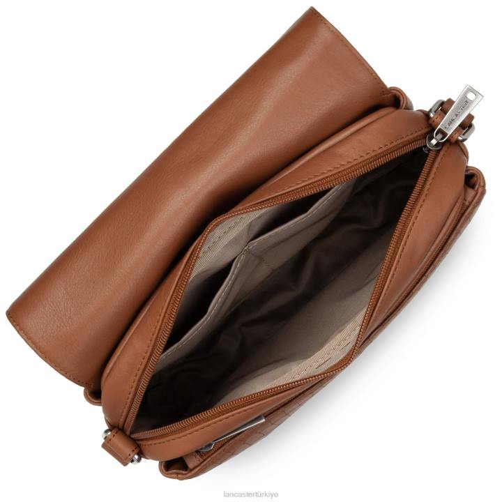 kadınlar m çapraz askılı çanta yumuşak vintage nova Chataigne timsahı Lancaster Paris çanta H0LP2291