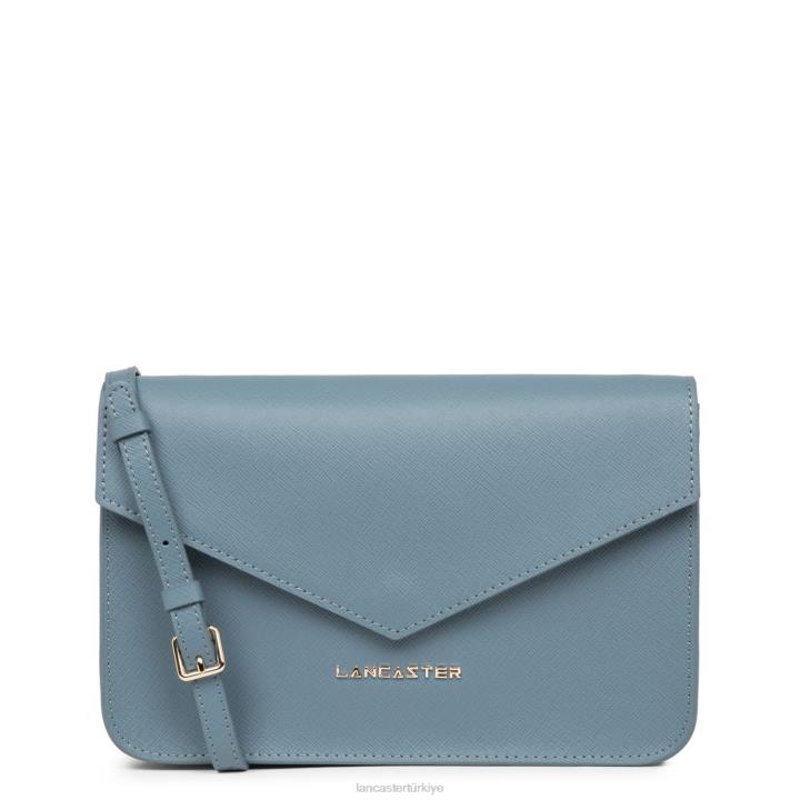 kadınlar m crossbody çanta Saffiano imzası bleu ardoise Lancaster Paris çanta H0LP2119