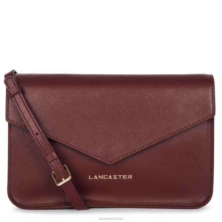 kadınlar m crossbody çanta Saffiano imzası bordo Lancaster Paris çanta H0LP2116