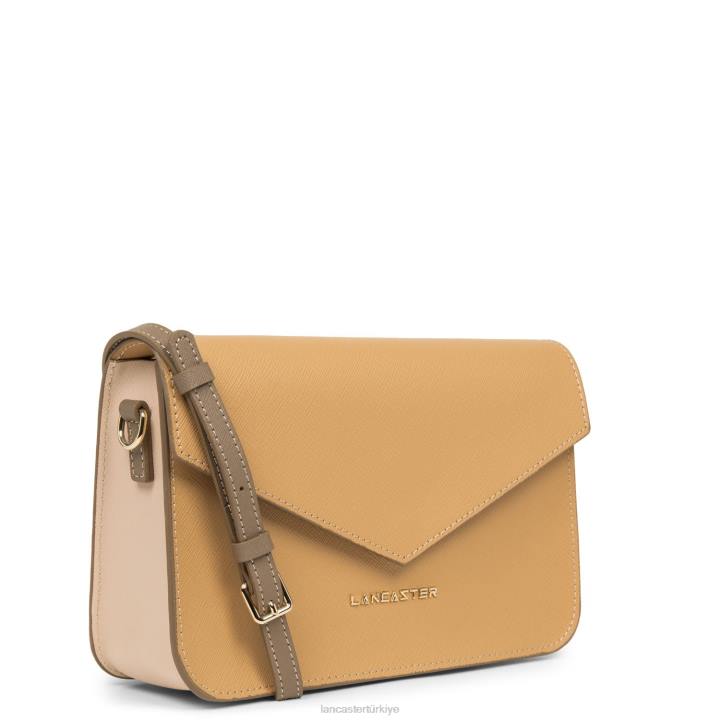 kadınlar m crossbody çanta Saffiano imzası doğal-poudre-vison Lancaster Paris çanta H0LP2123