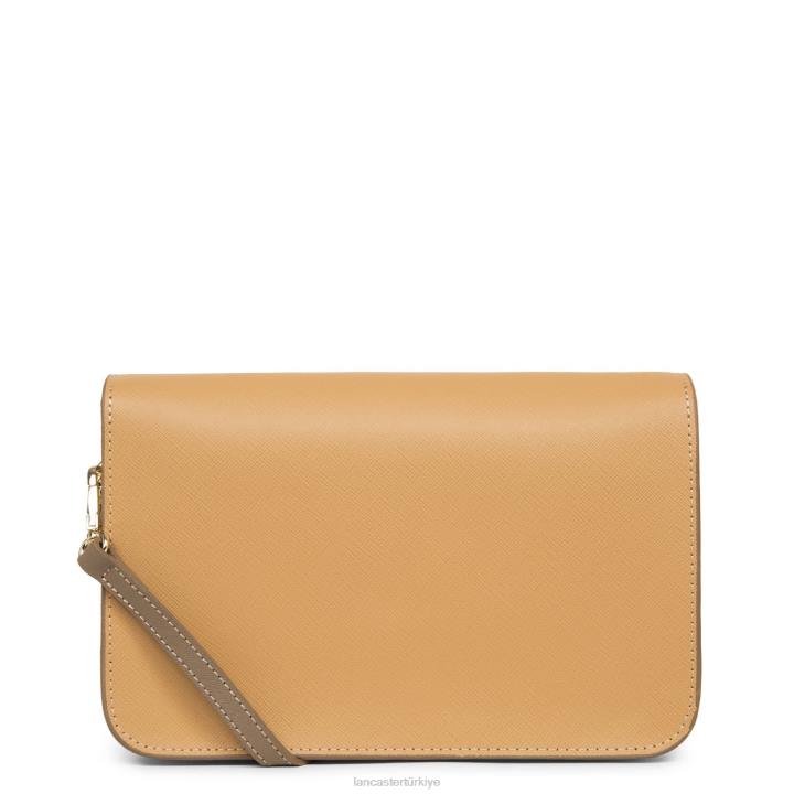 kadınlar m crossbody çanta Saffiano imzası doğal-poudre-vison Lancaster Paris çanta H0LP2123